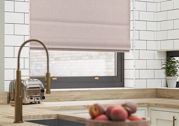 Delicate Chevron, Rusett - Motorised Roman Blind - Image 5
